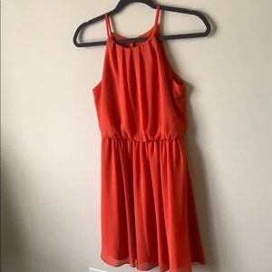 Cinched waist cocktail dress